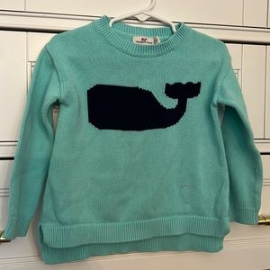 Vineyard Vines Girls Whale Sweater 3T